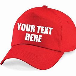 Customizable red cap